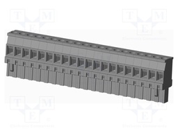 Connector: pluggable terminal block; plug; female; angled 90°