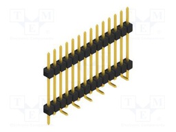 Connector: pin strips; pin header; male; PIN: 14; 2.54mm; SMT; 1x14