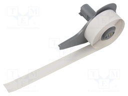 Tape; 9.53mm; 15.24m; white; self-adhesive; -40÷82°C