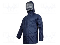 Rainproof jacket; Size: XXXL; navy blue; with a hood