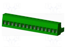 Connector: pluggable terminal block; plug; female; straight; 12A
