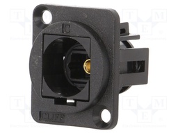 Connector: fiber optic; coupler; Toslink socket,both sides