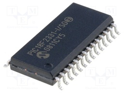 PIC microcontroller; Memory: 8kB; SRAM: 768B; EEPROM: 256B; SMD