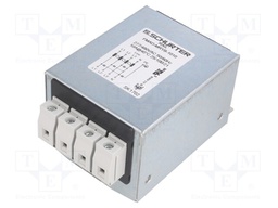 Filter: anti-interference; three-phase; 480VAC; 10A; 61x75x48mm