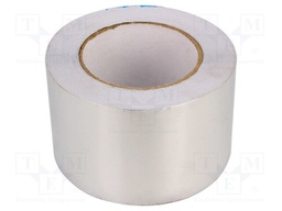 Tape: duct; W: 75mm; L: 45.7mm; Thk: 0.65mm; acrylic; -20÷110°C; 2.5%