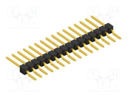 Connector: pin strips; pin header; male; PIN: 16; 2.54mm; SMT; 1x16