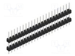 Connector: pin strips; pin header; male; PIN: 22; 2.54mm; THT; 1x22