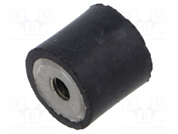 Vibration damper; rubber