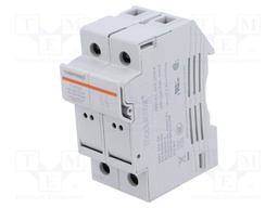 Fuse base; 10x38mm; for DIN rail mounting; 1kV; Poles: 2; IP20