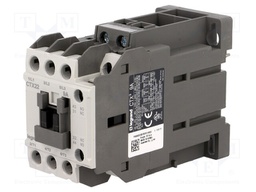 Contactor: 3-pole; NO x3; Auxiliary contacts: NO + NC; 24VDC; 9A