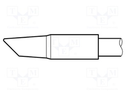 Tip; conical sloped; 3.8mm; longlife