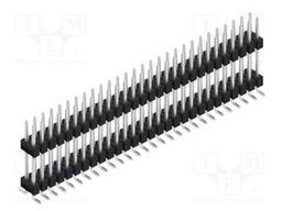 Connector: pin strips; pin header; male; PIN: 56; 2.54mm; SMT; 2x28