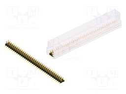 Connector: pin strips; pin header; male; PIN: 72; 2.54mm; SMT; 2x36