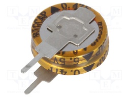 Capacitor: electrolytic; backup capacitor,supercapacitor; THT