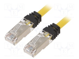 Patch cord; S/FTP,TX6A™ 10Gig; 6a; stranded; Cu; LSZH; yellow