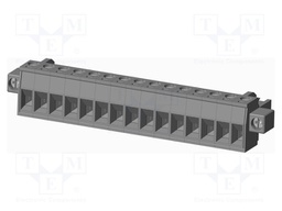 Connector: pluggable terminal block; plug; female; straight; grey