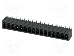 PCB headers, nominal cross section: 1.5 mm2, color: black, n
