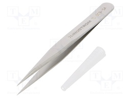 Tweezers; 90mm; for precision works; Blades: straight