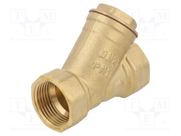 Y-strainer; -15÷120°C; Connection: 1"; brass; Filter: mesh