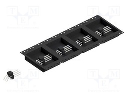 Connector: pin strips; pin header; male; PIN: 6; 2.54mm; SMT; 2x3