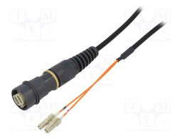 Connector: fiber optic; patchcord; PIN: 2; multi mode duplex (MM)