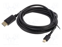 Cable; DisplayPort plug,mini DisplayPort plug; DisplayPort 1.2