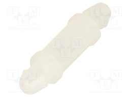 PCB distance; polyamide 66; L: 12mm; latch/latch; Colour: natural