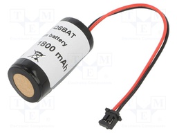 Battery: lithium; 3V; 2/3A,2/3R23,CR17335; connectors; Ø17x35mm