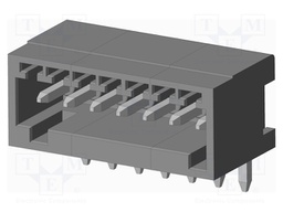Connector: pluggable terminal block; socket; male; on PCBs