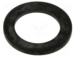Gasket; NBR rubber; Thk: 1.5mm; Øint: 35.5mm; PG29; black