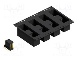 Connector: pin strips; pin header; male; PIN: 10; 2.54mm; SMT; 2x5