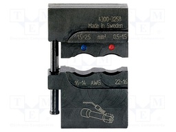 Crimping jaws; 0.5÷1.5mm2,1.5÷2.5mm2