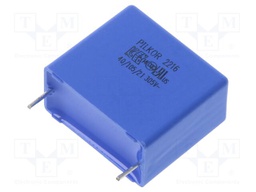Capacitor: polypropylene; X2; 1.5uF; THT; ±20%; 22.5mm; -40÷105°C