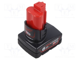 Re-battery: Li-Ion; MW-M12-18FC; 12V; 6000mAh; packs