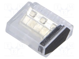 Quick splice; 24A; 450V; spring clamp; L: 19.1mm; 0.5÷2.5mm2
