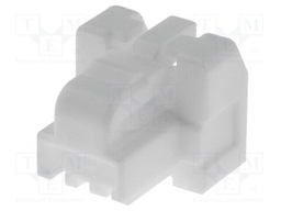 Plug; wire-board; female; CLIK-Mate; 1.25mm; PIN: 2; w/o contacts