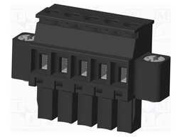 Connector: pluggable terminal block; plug; female; angled 90°