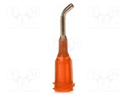 Needle: steel; 0.5"; Size: 15; bent at 45°; Mounting: Luer Lock