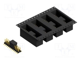 Connector: pin strips; pin header; male; PIN: 22; 2.54mm; SMT; 2x11