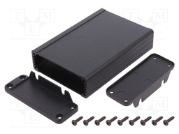 Enclosure: with panel; with fixing lugs; 1457; X: 84mm; Y: 120mm