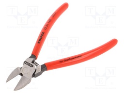 Pliers; polished head,PVC coated handles,return spring