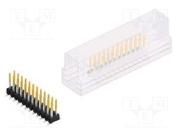 Connector: pin strips; pin header; male; PIN: 24; 2.54mm; SMT; 2x12