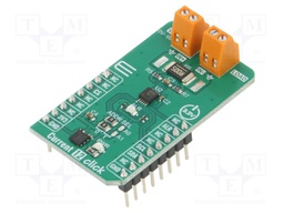 Click board; prototype board; Comp: TSC1641; ammeter; 3.3VDC