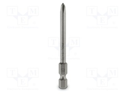 Screwdriver bit; Phillips; PH1; Overall len: 70mm
