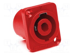 Connector: loudspeaker; socket; male; IP54; SP; 30A; 133V; PIN: 4