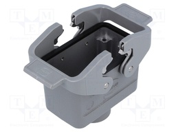 Enclosure: for Han connectors; Han; size 10B; for cable; straight