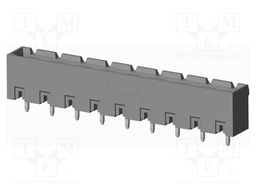 Connector: pluggable terminal block; socket; male; on PCBs