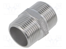 Male-male; max.10.5bar; 1.4408 stainless steel; Thread: G 3/4"