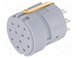 SENSOR CONN INSERT, M23, SOCKET, 11POS
