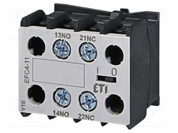 Auxiliary contacts; Series: CECO.4P; Leads: screw; Mounting: front